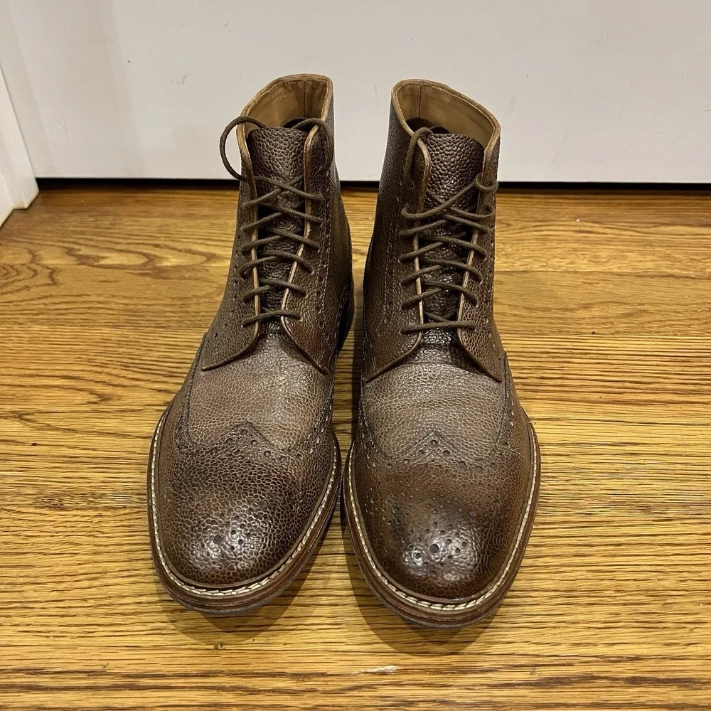Lloyd‎ Germany Wingtip Boots Brown Size 8.5